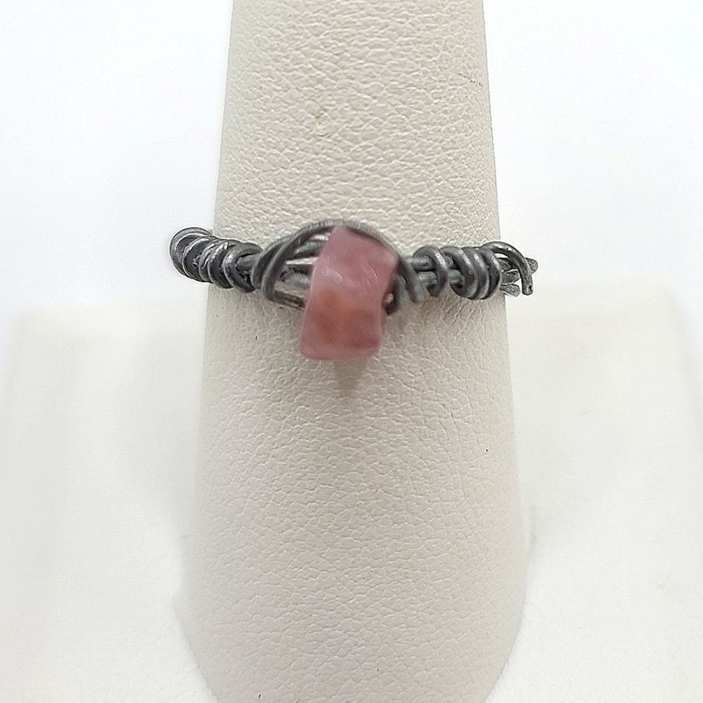 𝅺6 Boho Chic Wire Rings - Picture 4 of 11